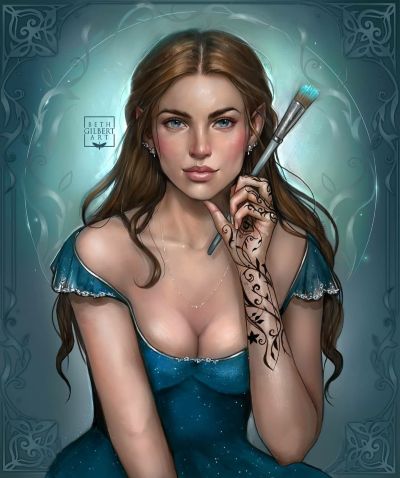 feyre beth gilbert acomaf fanart