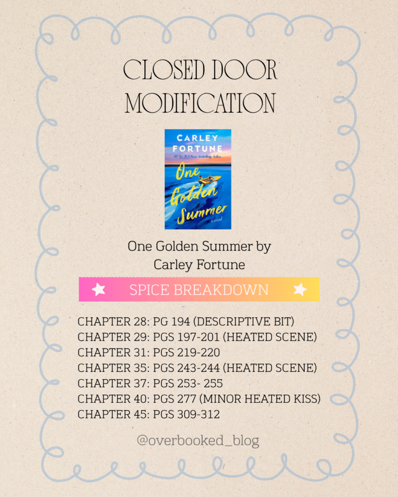 content warning one golden summer